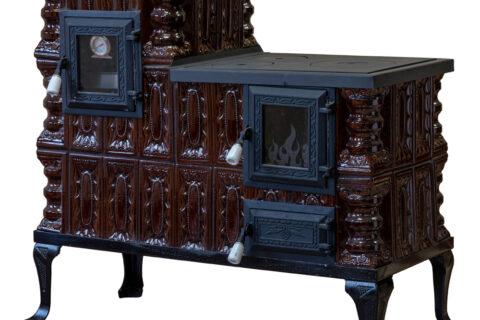 KACHLE MODEL 1 HNEDÉ ĽAVÉ