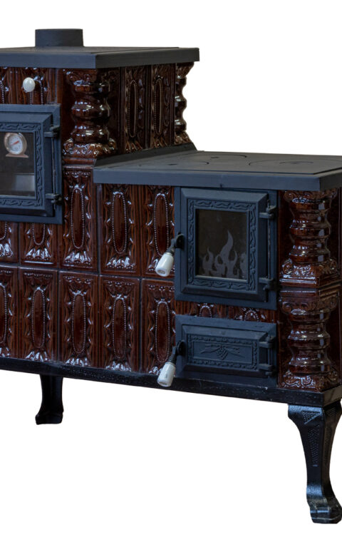 KACHLE MODEL 1 HNEDÉ ĽAVÉ